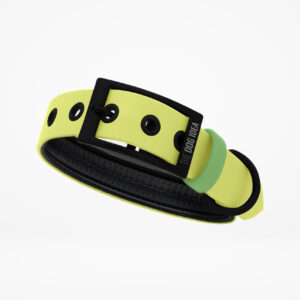 BioThane Halsband gepolstert - Butteryellow