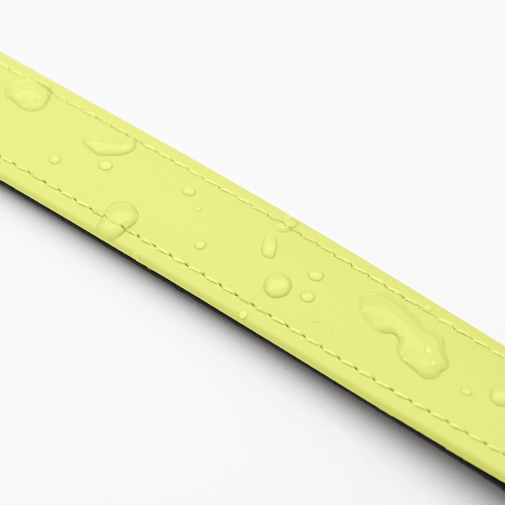 BioThane Halsband gepolstert - Butteryellow - Image 4