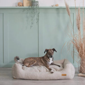 Alternative view of BUDDY. Hundebett mit Rand - LeFluff - aus recycelten Materialien