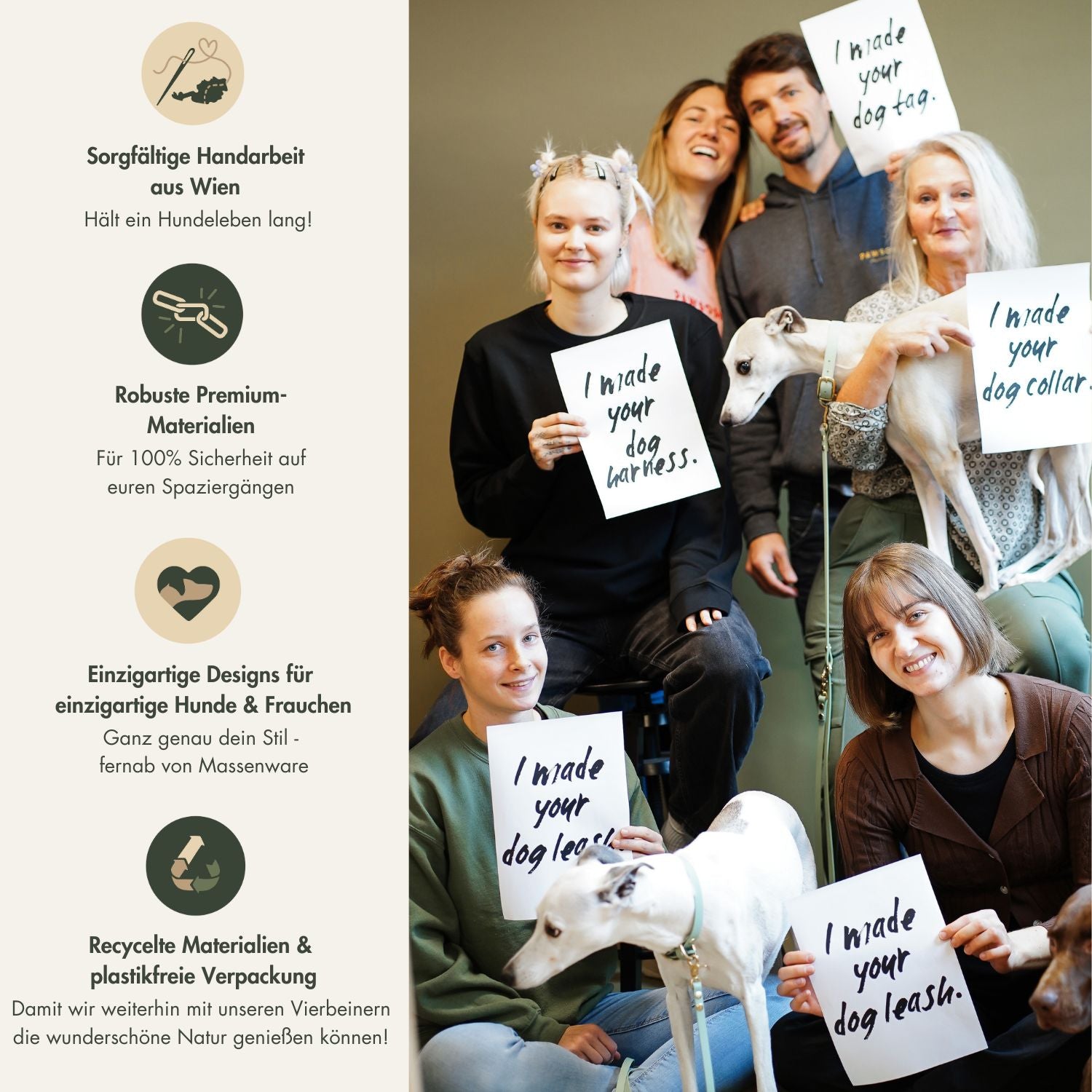 Lederleine 'Bjarki' in Petrol - Image 8